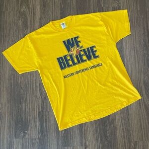 RARE 2007 NBA Playoffs We Believe Warriors Giveaway T-shirt